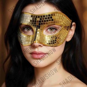 بالماسکه آیینه ایی لوکس 