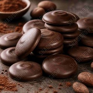 خرید شکلات سکهای کاکائویی کلاسیک با درصد متوسط و شیرینی ملایم. مناسب ذوب، روکش کیک و دسر بدون چربی سقف دهان. ارسال تازه از شادی شو اصفهان.