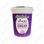 خامه رویال 900 گرمی کاله سوربن با طعم شیرین تر و وانیلی و فرم گیری عالی