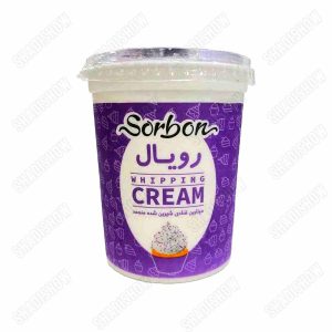 خامه رویال 900 گرمی کاله سوربن با طعم شیرین تر و وانیلی و فرم گیری عالی
