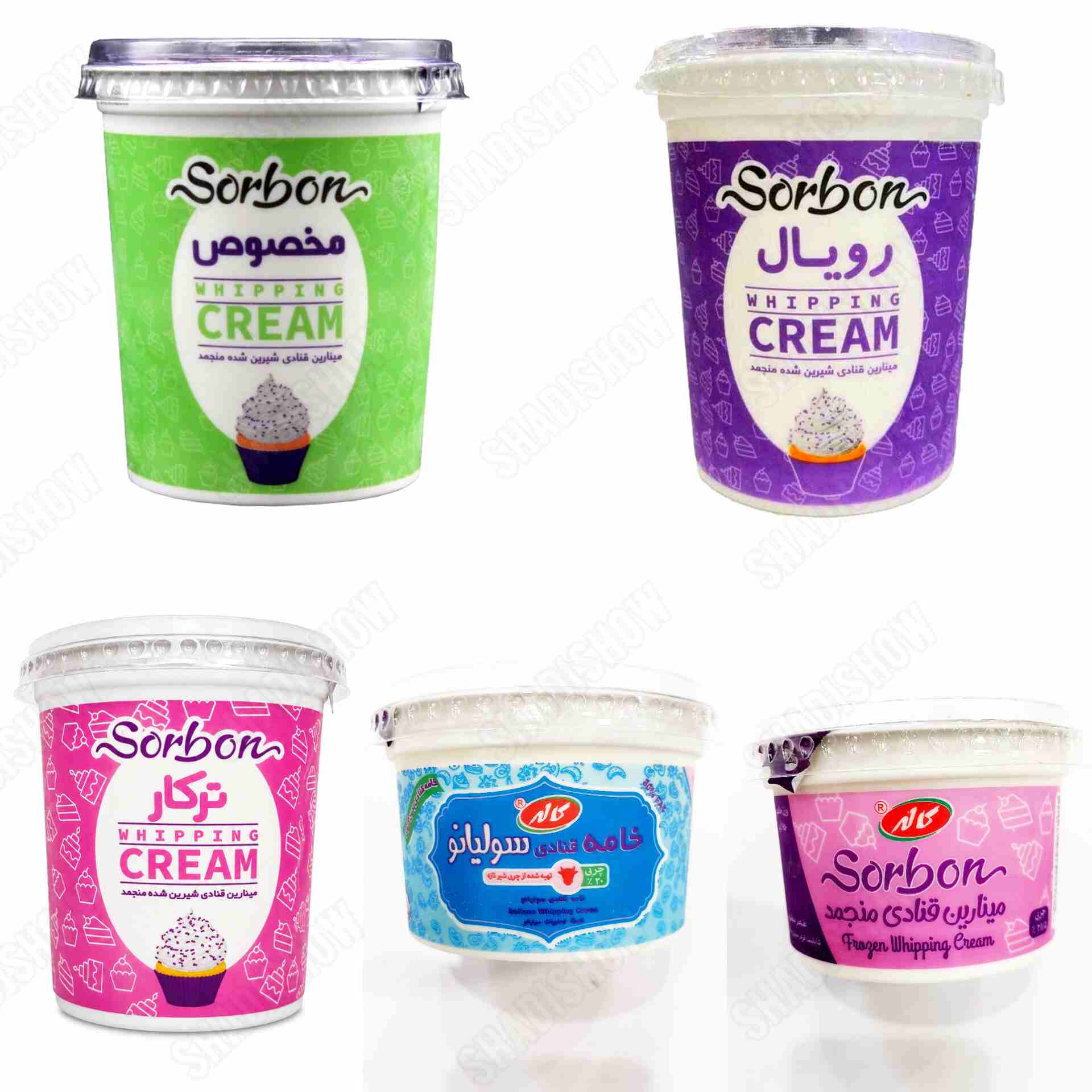 pastry-whipping-cream-trakar-royal-makhsous بهترین نوع خامه های قنادی و مینارین با کیفیت بالا در فروشگاه شادی شو