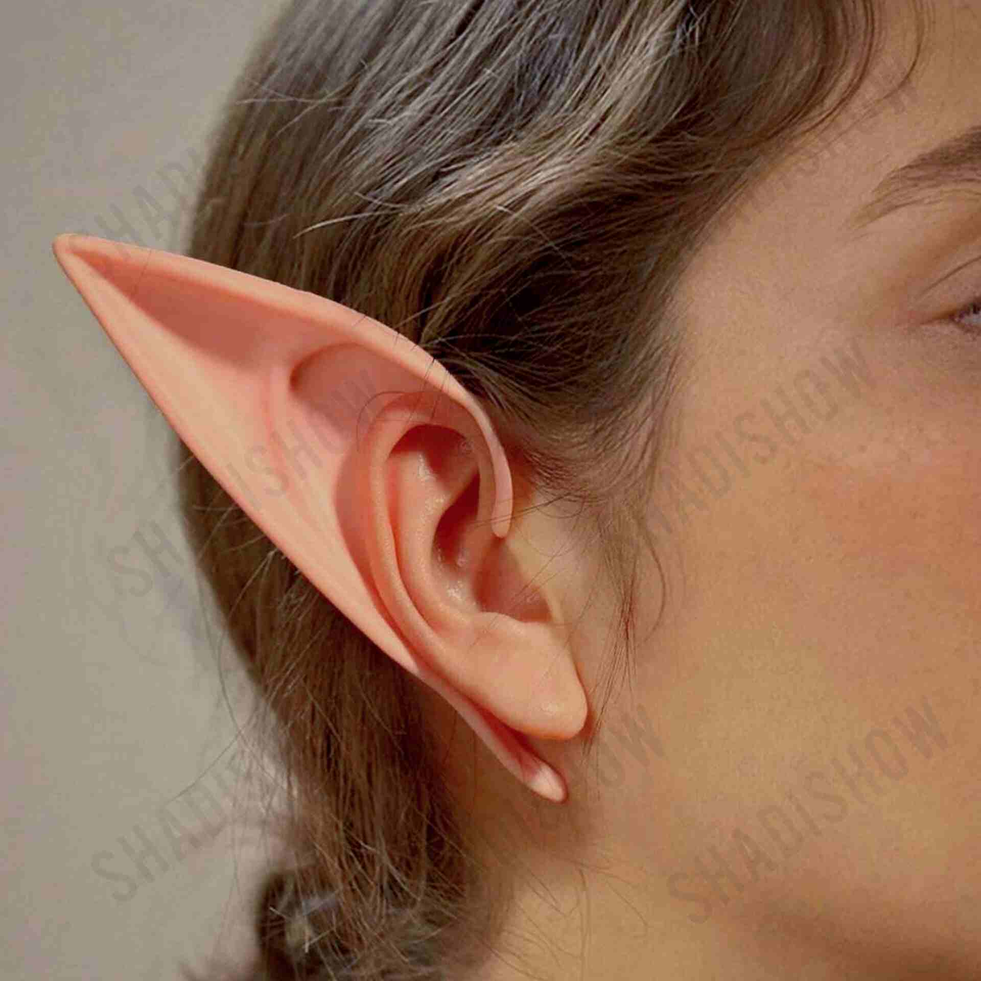 silicone-elf-ears-masquerade-halloween-esfahan گوش الف سیلیکونی اصل | اکسسوری گریم و بالماسکه - Image 1